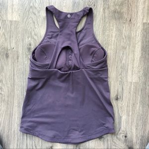 Lululemon Workout Top Racerback Tank Purple